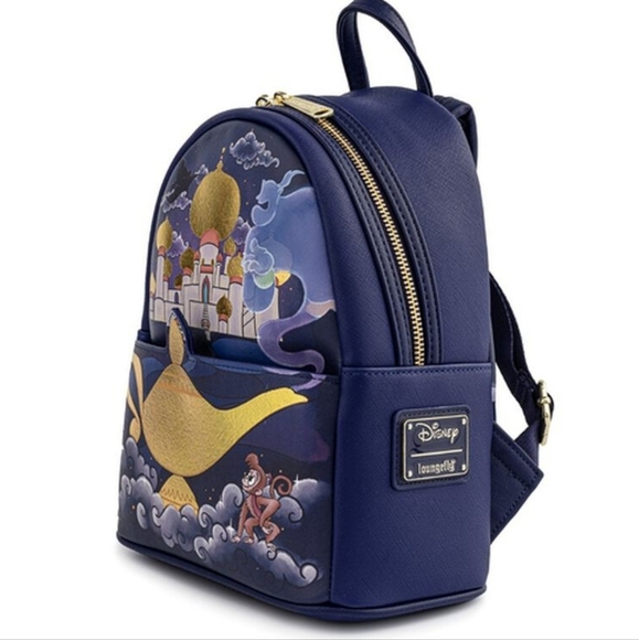 Loungefly Disney Aladdin Princess Jasmine Castle Mini Backpack - Picture 3 of 8